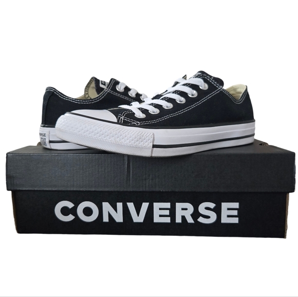 CONVERSE Chuck Taylor All Star CTAS Classic Black Low Top Oxford Size 7 - Picture 1 of 13